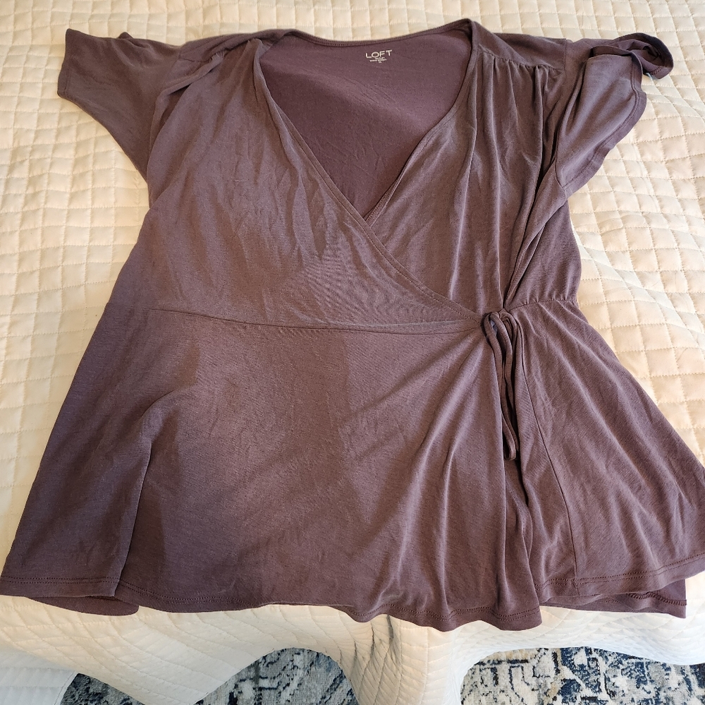 wrap top from Loft Outlet